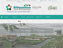 Tablet Screenshot of bioqualitum.com